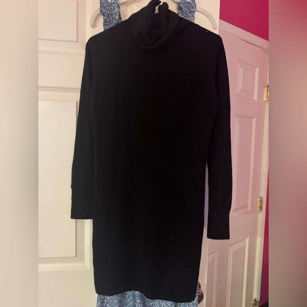 Black Turtleneck Sweater Dress